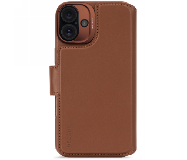 Decoded Leather Detachable Wallet iPhone 16 MagSafe tan D25IPO16DW5TN - 1284368 - zdjęcie